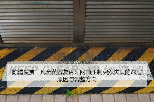 陈清晨贾一凡全英赛复盘：网前压制突然失灵的深层原因与调整方向